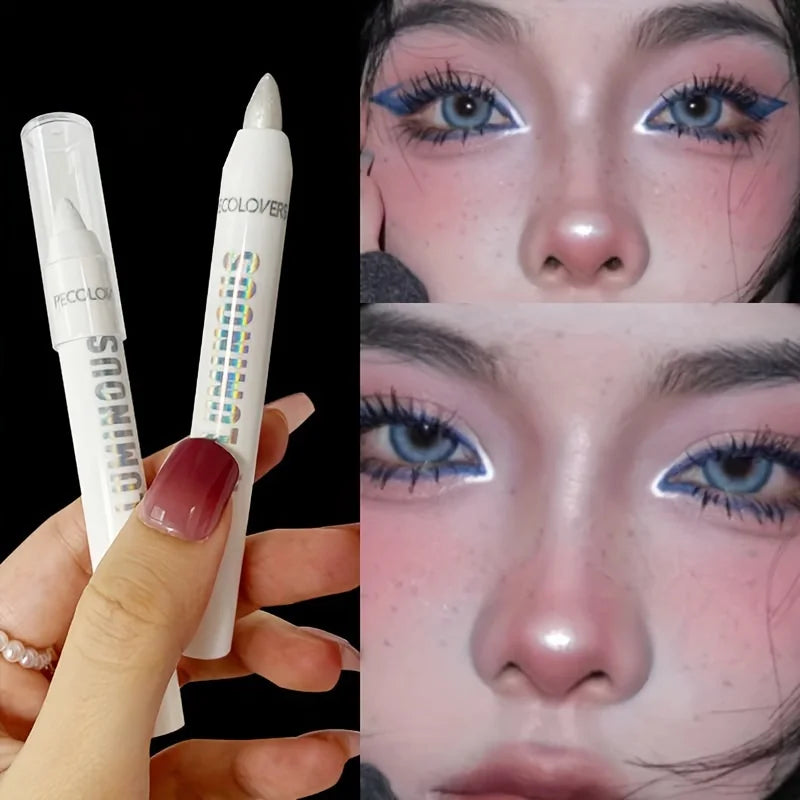 Brightening Waterproof Eyeliner & Eyeshadow Stick - Long Lasting, Matte & Glitter Finish