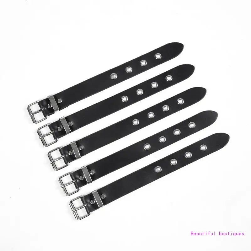 Adjustable Punk Bracelets for Men Women Vintage Style Wrist Cuff Jewelry