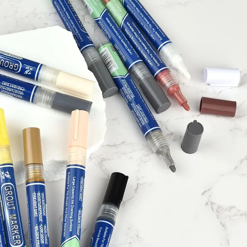 Waterproof Tile Gap Repair Marker Pen for Ceramic and Porcelain Walls