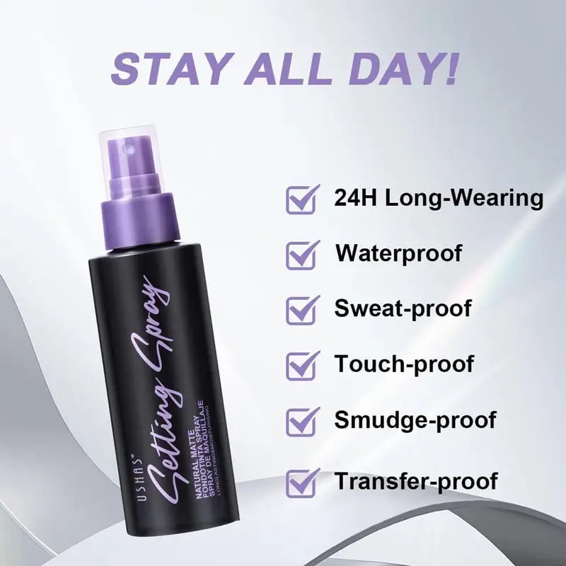 Matte Waterproof Makeup Setting Spray 110ml Oil Control & Long Lasting