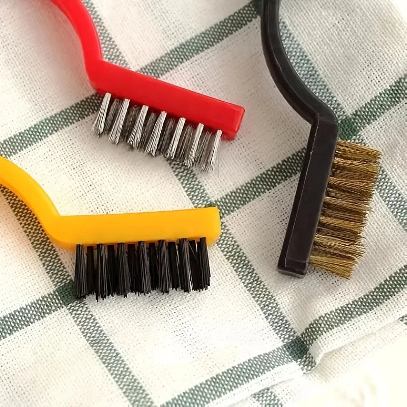Gas Stove & Range Hood Cleaning Brush Set - Multi-Functional Kitchen Decontamination Wire Brushes
