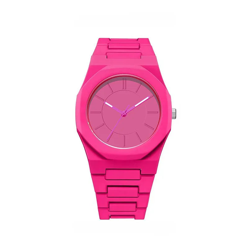 Men's Quartz Wristwatch with Plastic Strap - Business & Fashion Watch