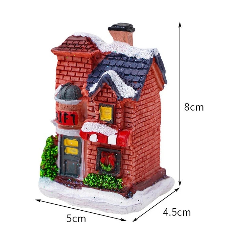 Christmas House Light Decorations for Home Ornaments & Kids Xmas Gift - Battery Operated Night Light