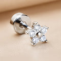 Mini CZ Cartilage Piercing Stud Earrings for Women Girls - Stainless Steel Jewelry