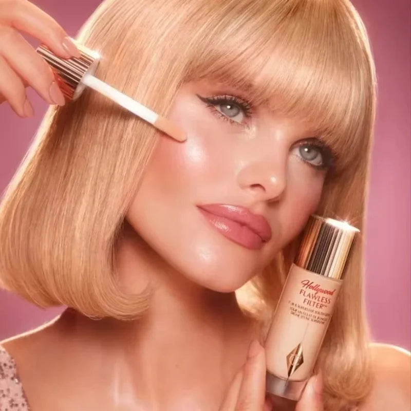 Liquid Highlighter Palette with Satin-Matte and Metallic Finishes for Glowing Skin