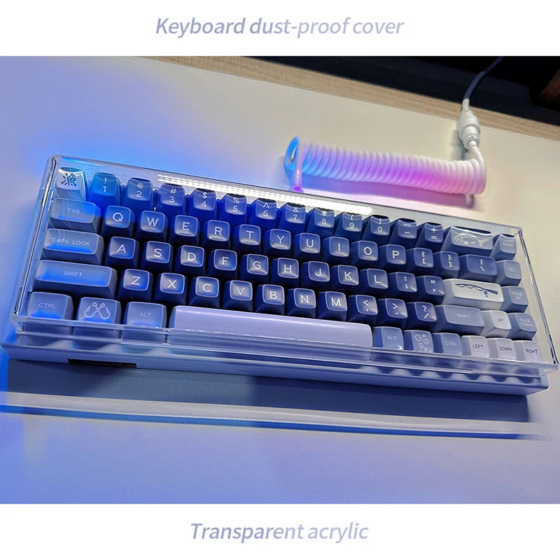 Acrylic Keyboard Dust Cover Protector for Mechanical Keyboards 60-108 Keys