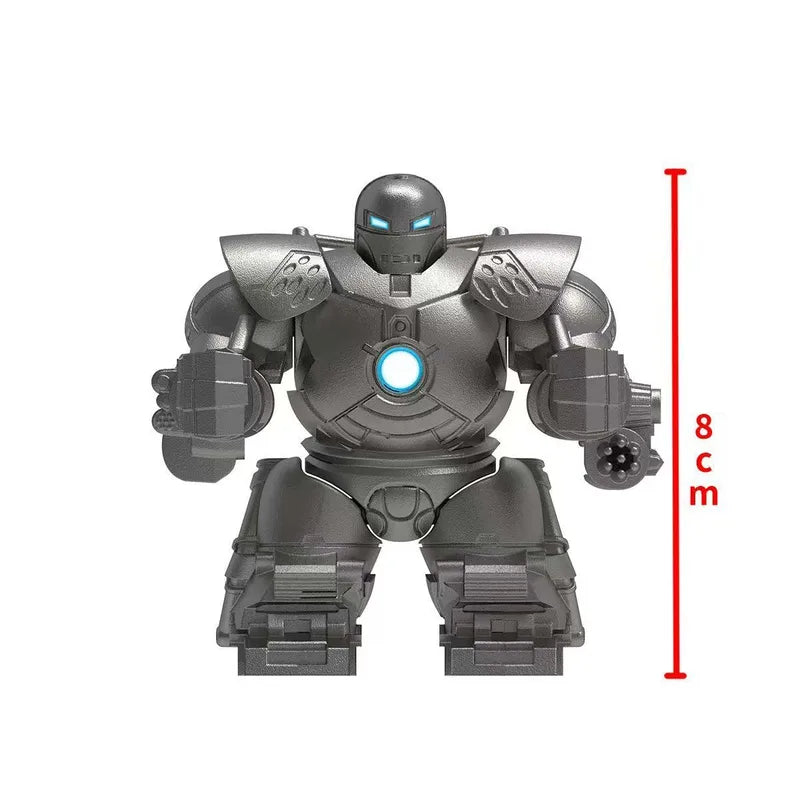 Superhero Building Blocks Action Figures Set - Movable Collectible Toys for Kids