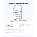 7-Tier Filament Storage Rack for 3D Printer Spools - Space-Saving Organizer
