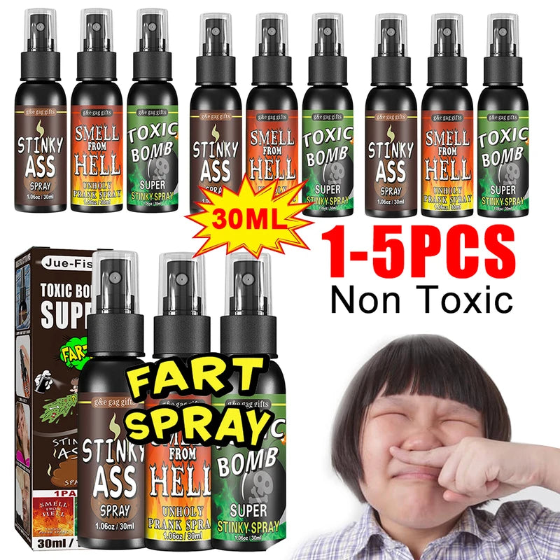Halloween Prank Fart Spray 30ml Gag Joke Party Supplies - Non-Toxic Odor