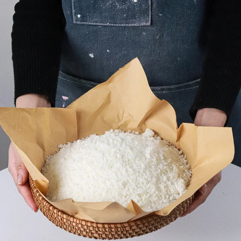 1kg Natural Soy Paraffin Wax for Candle Making - DIY Aromatherapy Craft Material