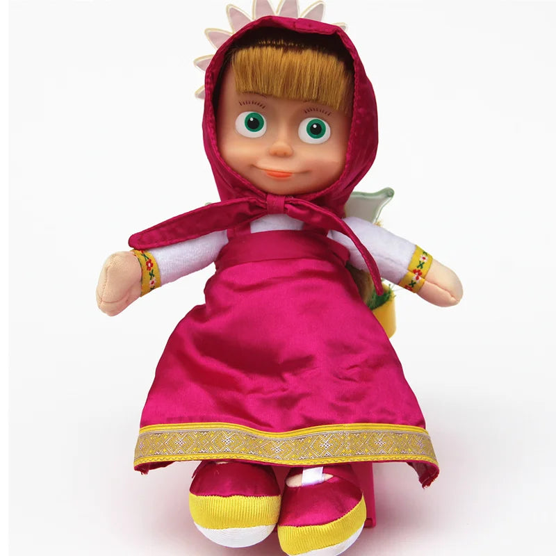 Children's Plush Doll with Music Toy - Cartoon Anime Early Education Toy