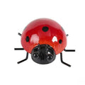 Mini Metal Ladybug Fence Hanger Wall Decor Outdoor Garden Sculpture