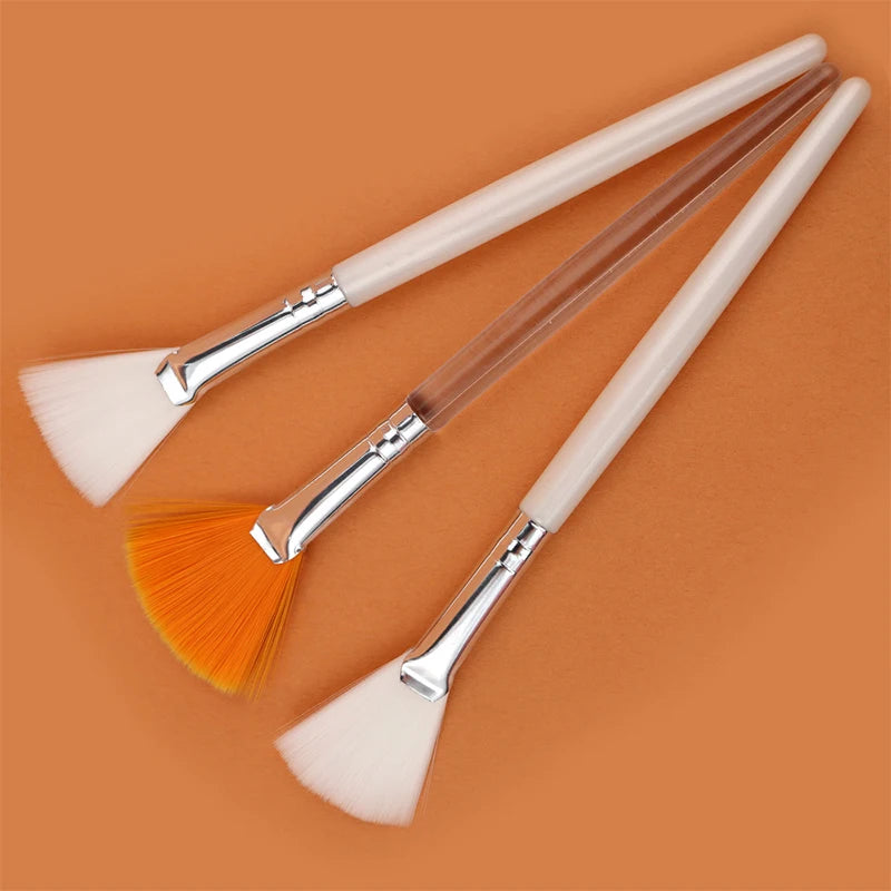 Portable Facial Mask Brush Set - Soft Makeup & Skincare Applicators for Women