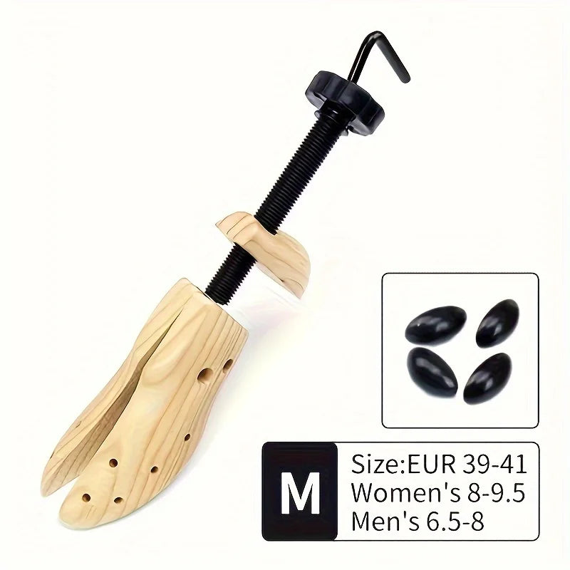 Wooden Shoe Stretcher for Men and Women Wide Feet Bunions Calluses Adjustable