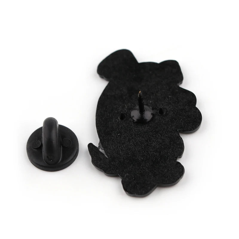 Cute Dog Enamel Pins Cartoon Animal Brooches for Clothes Backpack Accessories