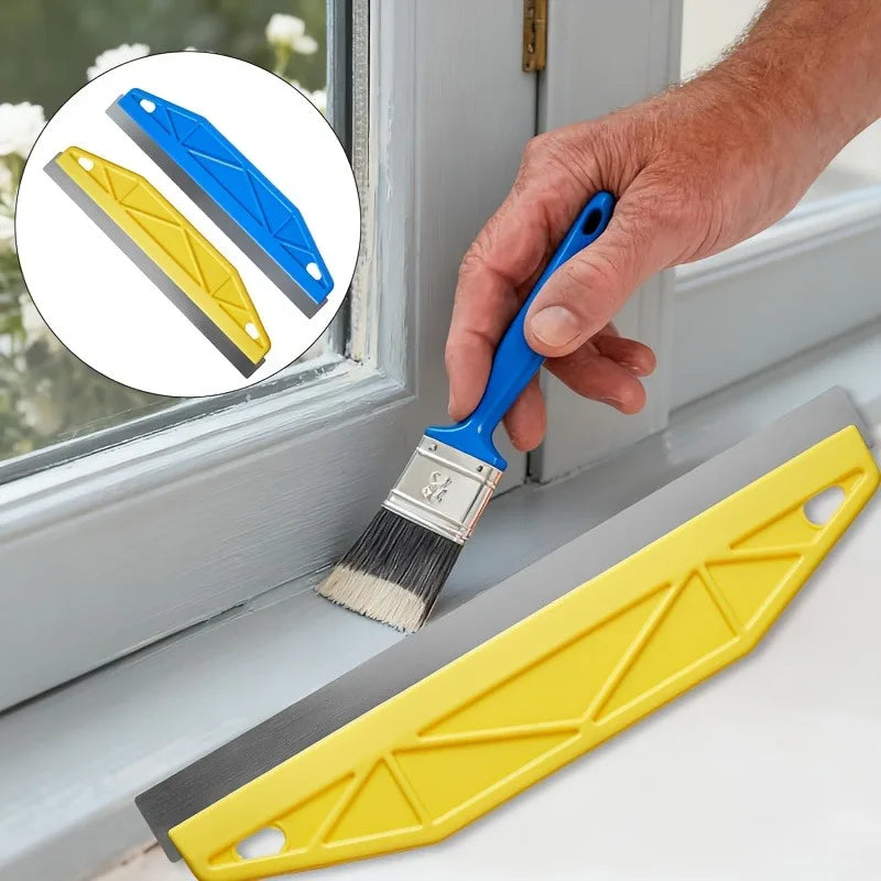 Heavy-Duty 12-Inch Paint Edger with Ergonomic Handle for Precise Wall Painting