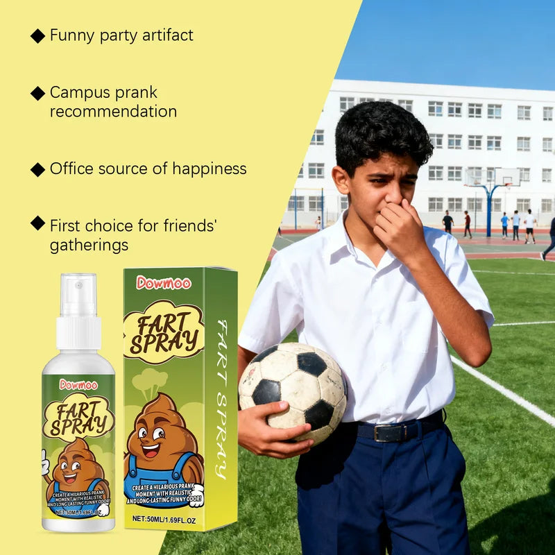 Funny Prank Fart Spray 50ml - Simulates Real Smells for Parties & Gags