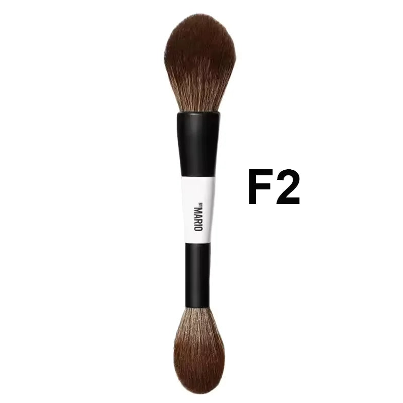 Dual-Ended Makeup Brush Set for Foundation, Blush, Contour, Eyeshadow & Concealer
