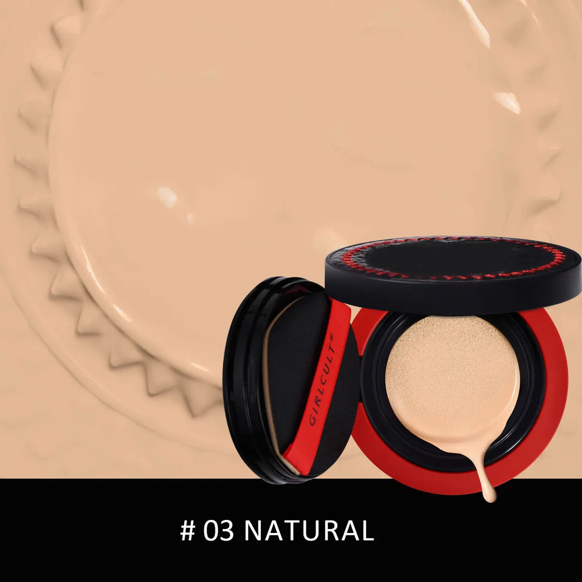 Hydrating Matte Cushion Foundation with Long-Lasting Wear - Multiple Shades