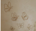 Wooden Butterfly Wall Decor Set - Nursery Baby Room Wall Art, Kids Room Decor
