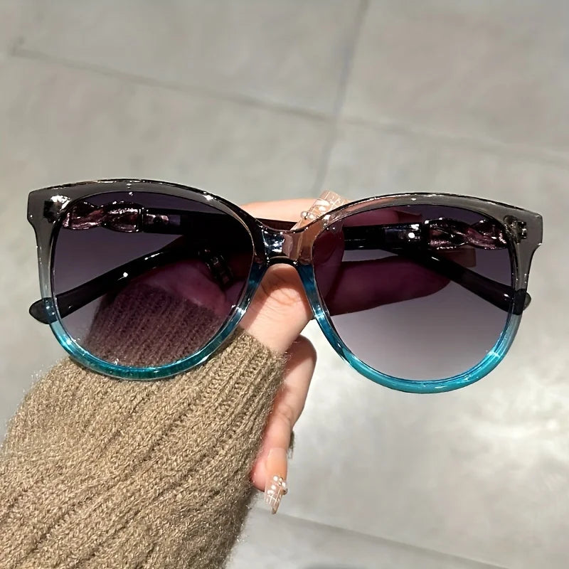 Women's Cat Eye Sunglasses Retro Butterfly Fashion Mountaineering Eyewear