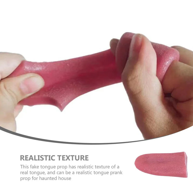 Realistic Fake Tongue Prank Prop for Halloween and Party Fun