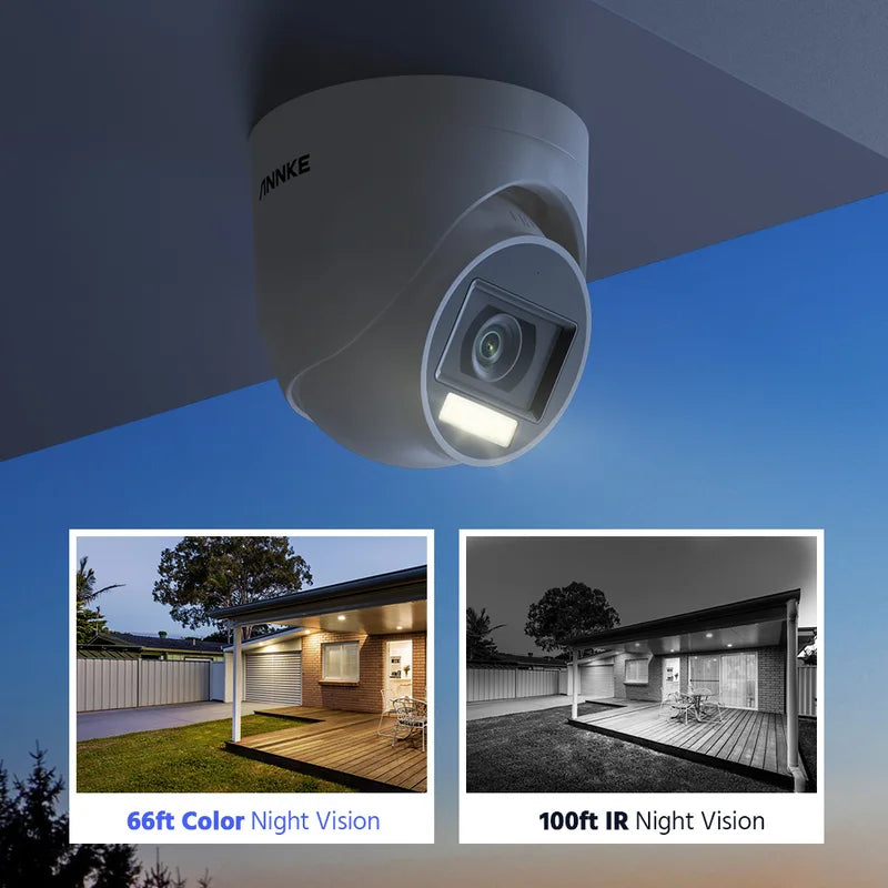 8-Channel 5MP DVR Security Camera System with 8 Outdoor PIR Cameras
