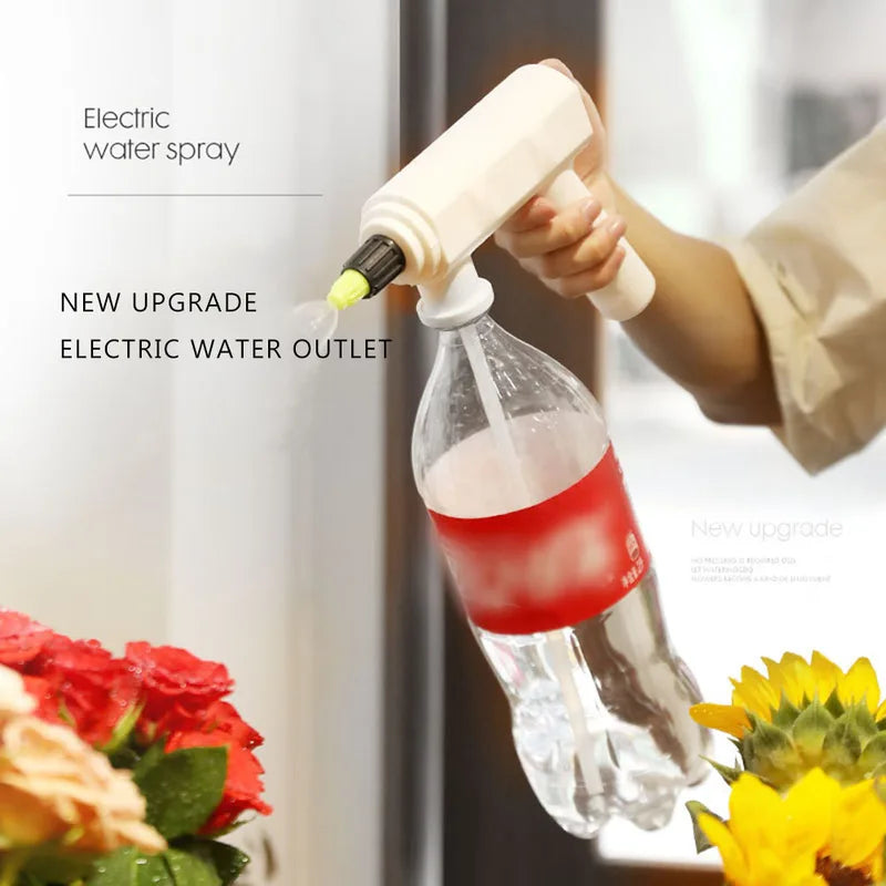 Electric Plant Spray Bottle Watering Can with Adjustable Fogger USB Rechargeable Garden Tool