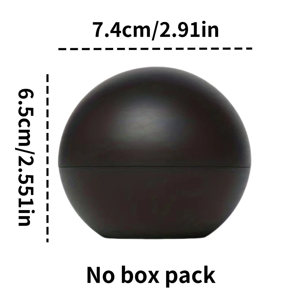 Large 2.4 Inch Silicone Ice Ball Maker for Whiskey & Cocktails with Funnel Lid Set