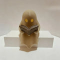 Halloween Desk Ornament Ghost Reading Book LED Light - Battery Operated Decor