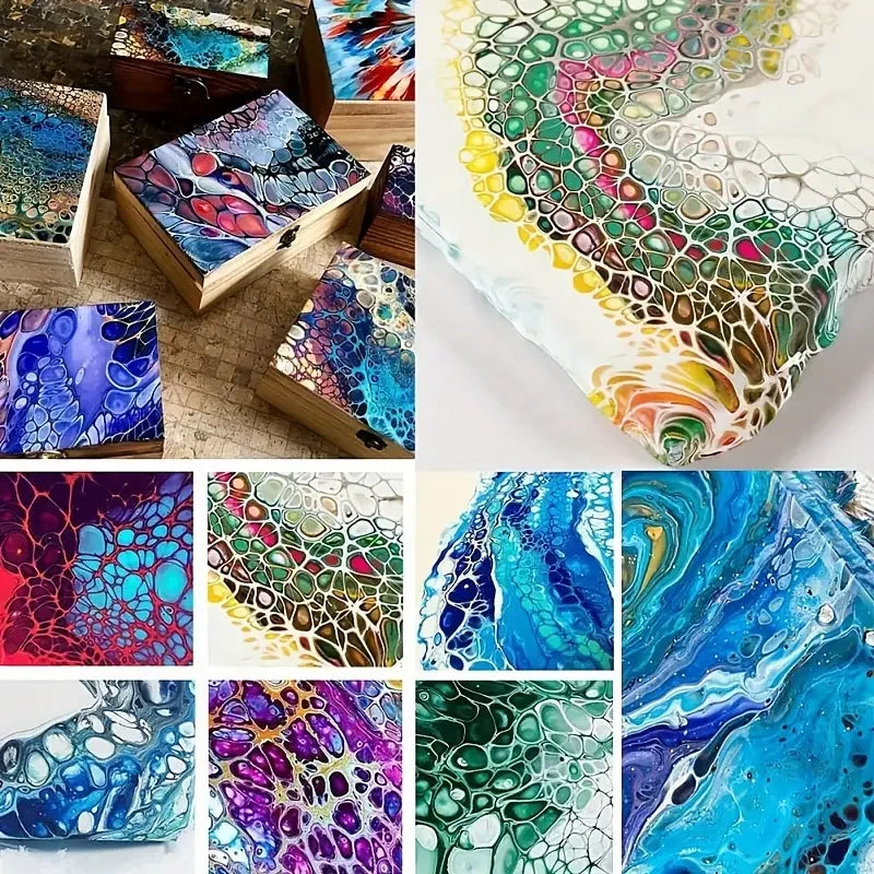 Silicone Pouring Oil for Acrylic Pouring and Resin Art - Odorless, Non-Toxic 3.3oz