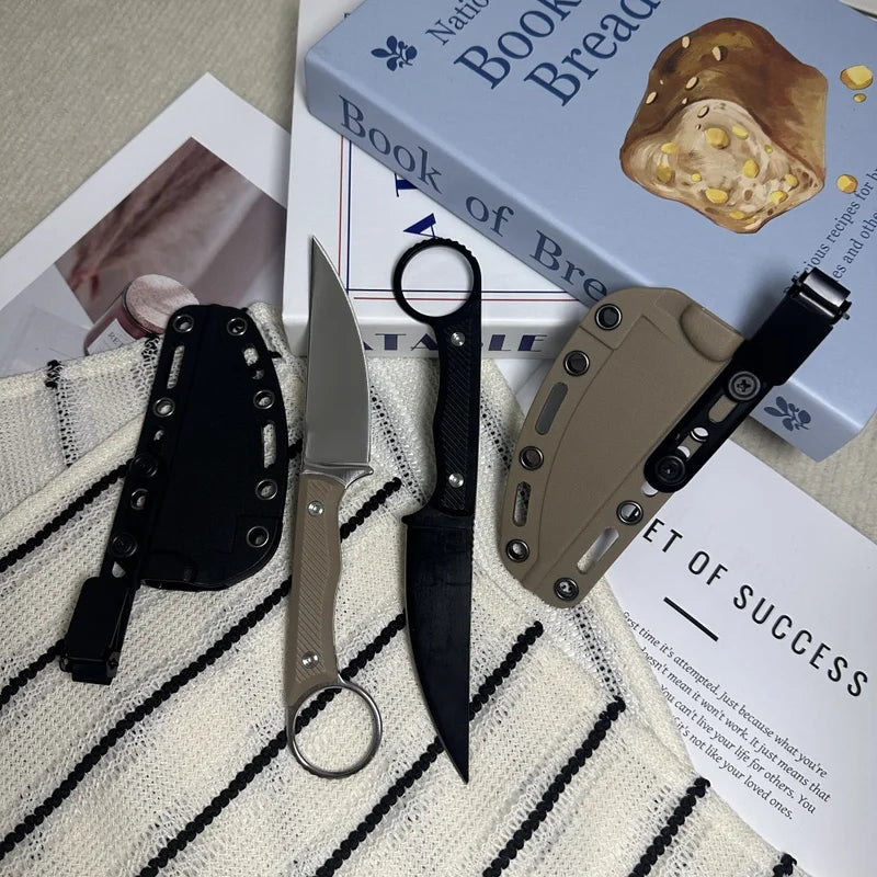 Outdoor Survival Fixed Blade Knife 19.8cm Magnacut Steel Tactical Hunting Tool