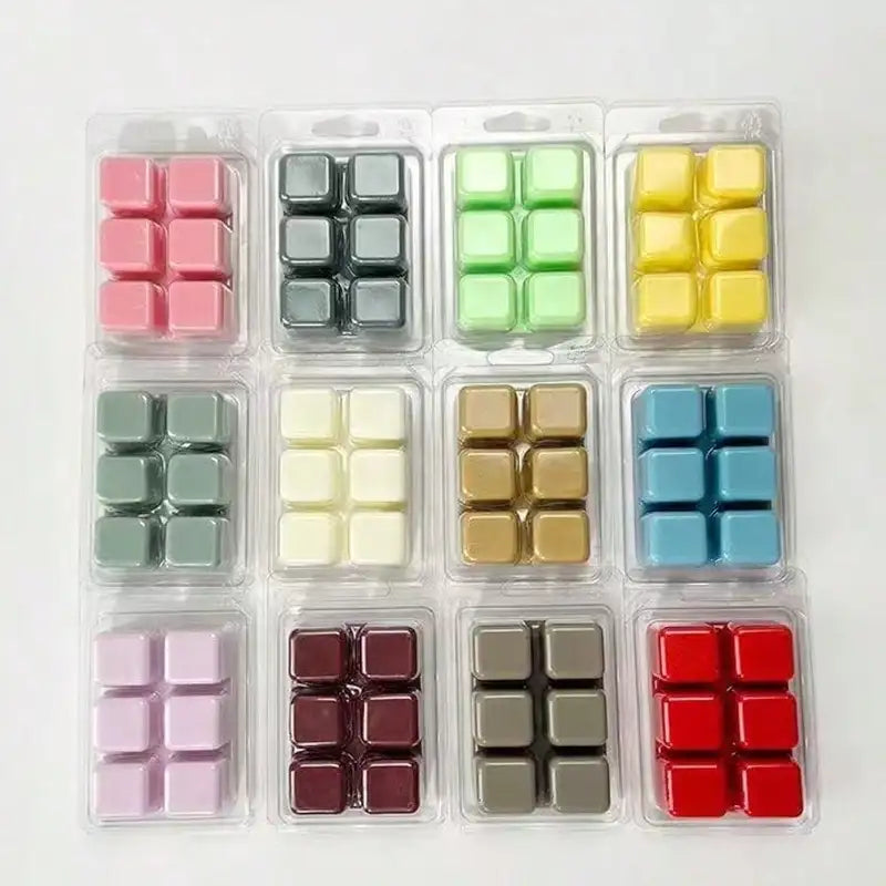 Scented Wax Melts Set - 8 Assorted Soy Wax Tarts for Home Fragrance & Relaxation