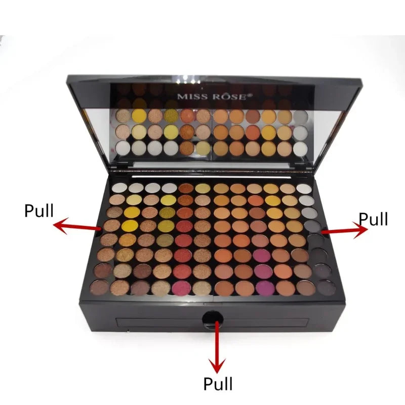 180 Colors Makeup Palette Gift Set with Eyeshadow, Blush, Lipstick & Primer