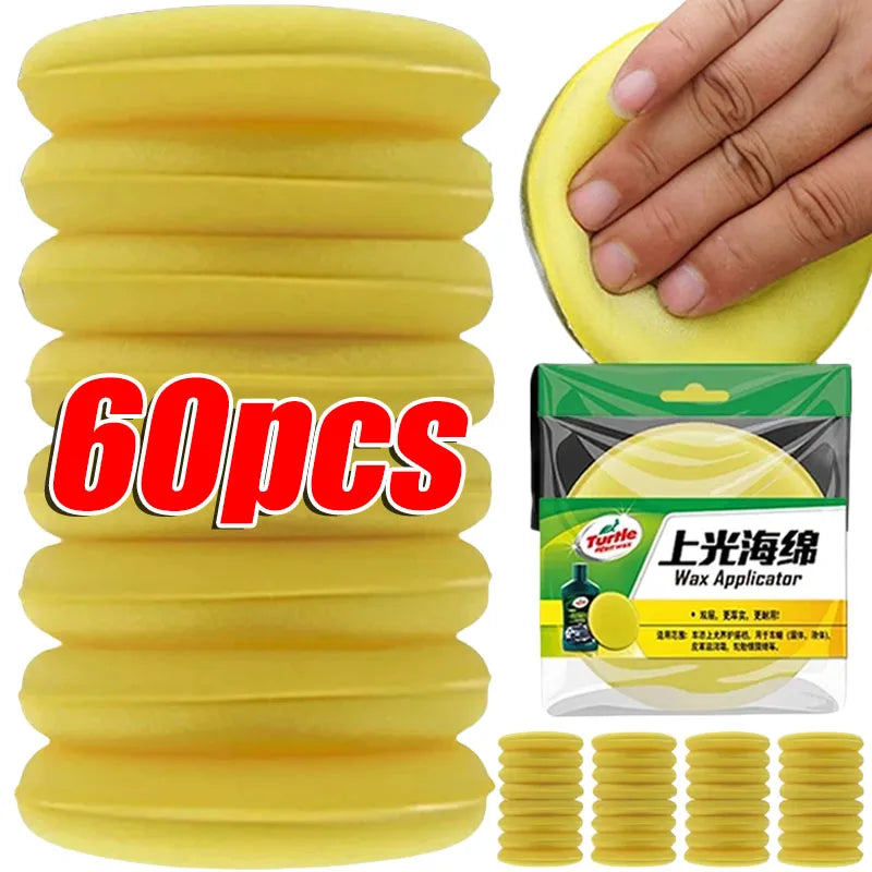 Car Waxing Foam Sponge Applicator Pads 10 Pack for Detailing and Cleaning