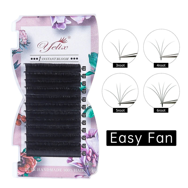 Volume Lash Extension Fans for Eyelash Extensions - Easy Fan Pre-Made Lashes
