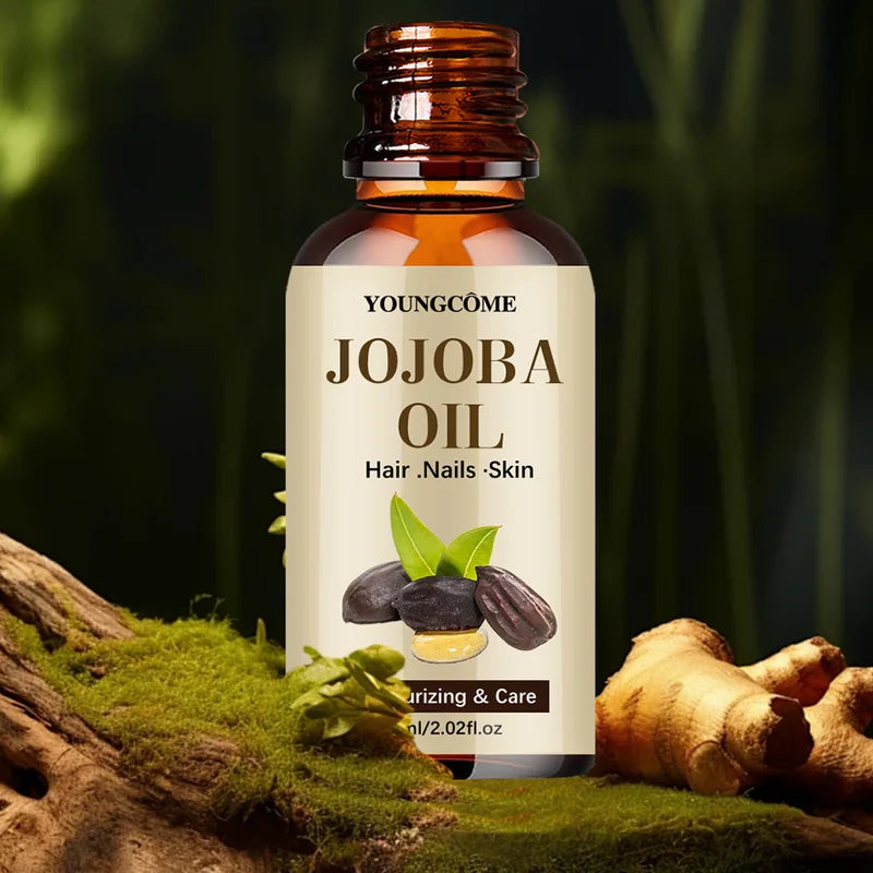 Organic Jojoba Oil - Pure Moisturizer for Face, Hair, Skin & Nails