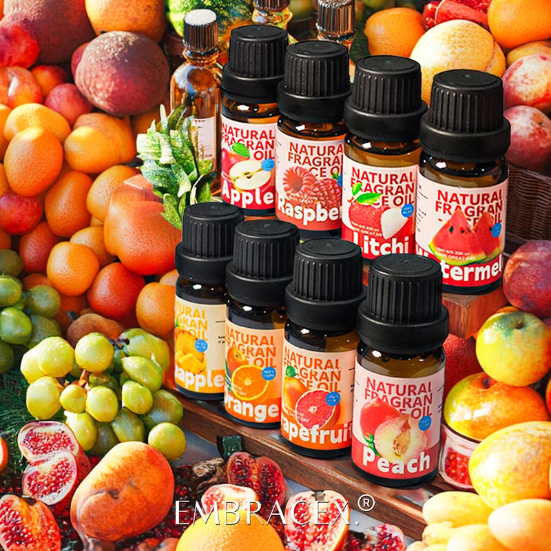 Fruit Fragrance Oils Set for Skincare & Soap Making - 28 Types