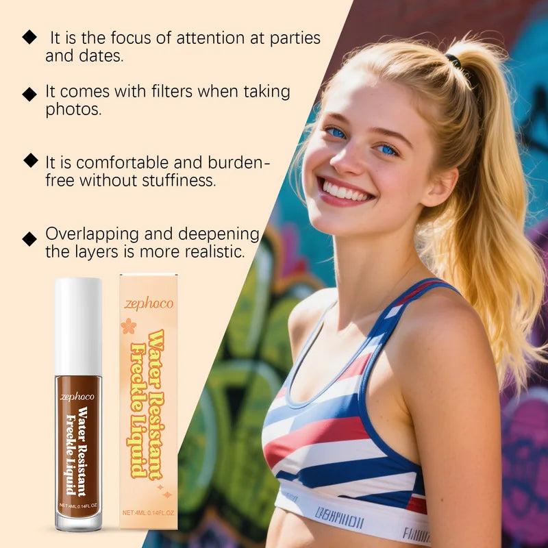 Waterproof Fake Freckle Pen for Natural Makeup - Long-Lasting & Easy to Use