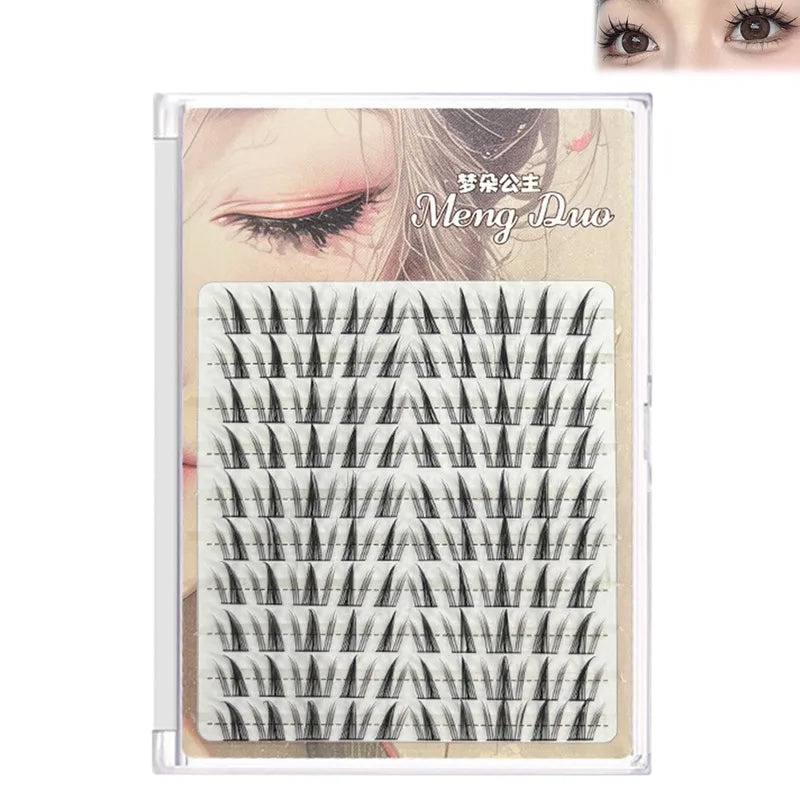 3D Wispy Manga False Eyelashes with Volume & Eye-Lifting Effect for DIY Makeup