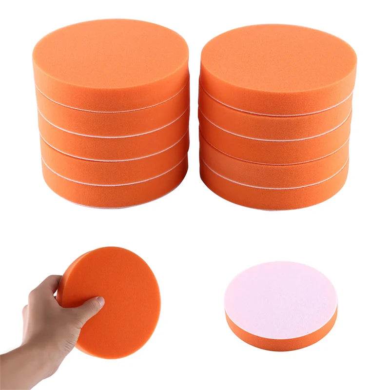 Car Polishing Pads 6 Inch Sponge Buffing & Waxing Pads 10-Pack