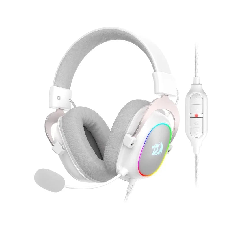 Gaming Headset RGB Backlit Wired 7.1 Surround Sound Over-Ear Headphones