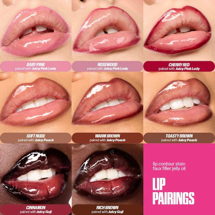 Waterproof Lip Liner Pencil for Nude & Red Lip Contour - Non-Stick Makeup Tool