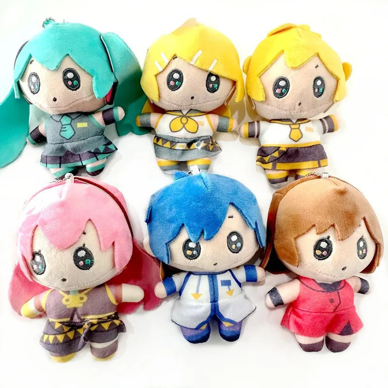 Anime Plush Doll Action Figures Set - Miku Rin Luka Megurine Kaito Gift