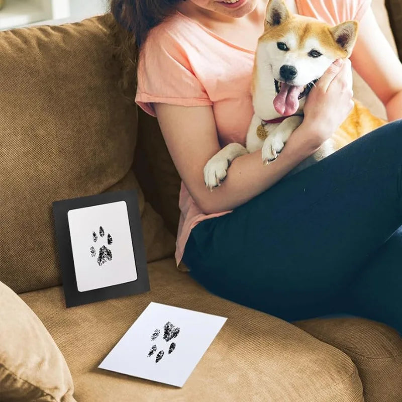 Pet Paw Print Ink Set - Non-Toxic, Wash-Free DIY Memory Keepsake
