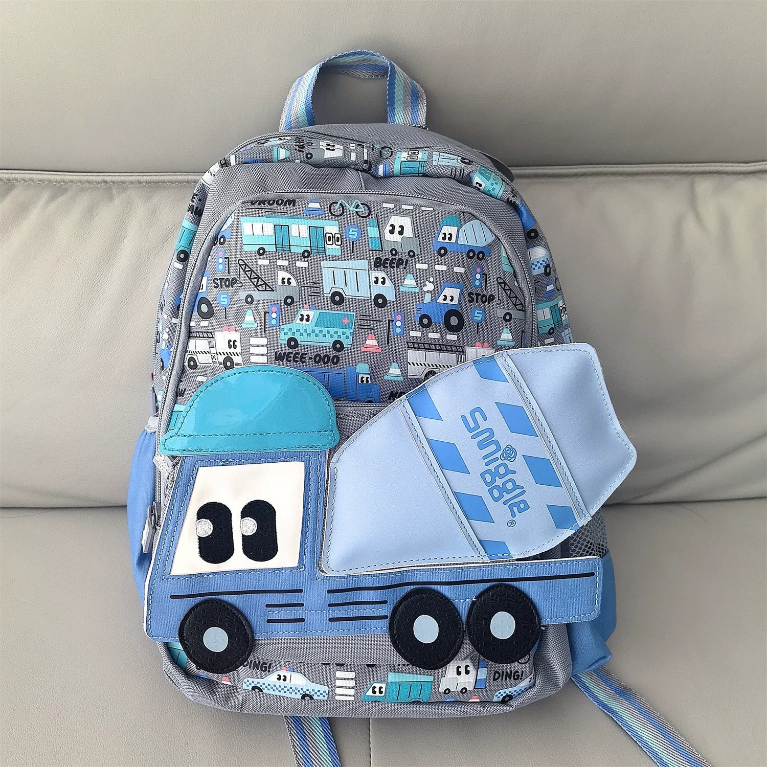 Large Capacity Student Trolley Bag with Lunch Box - Portable Travel Backpack