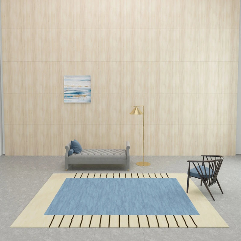 Living Room Area Rug Non-slip Washable Carpet for Bedroom & Sofa Decor