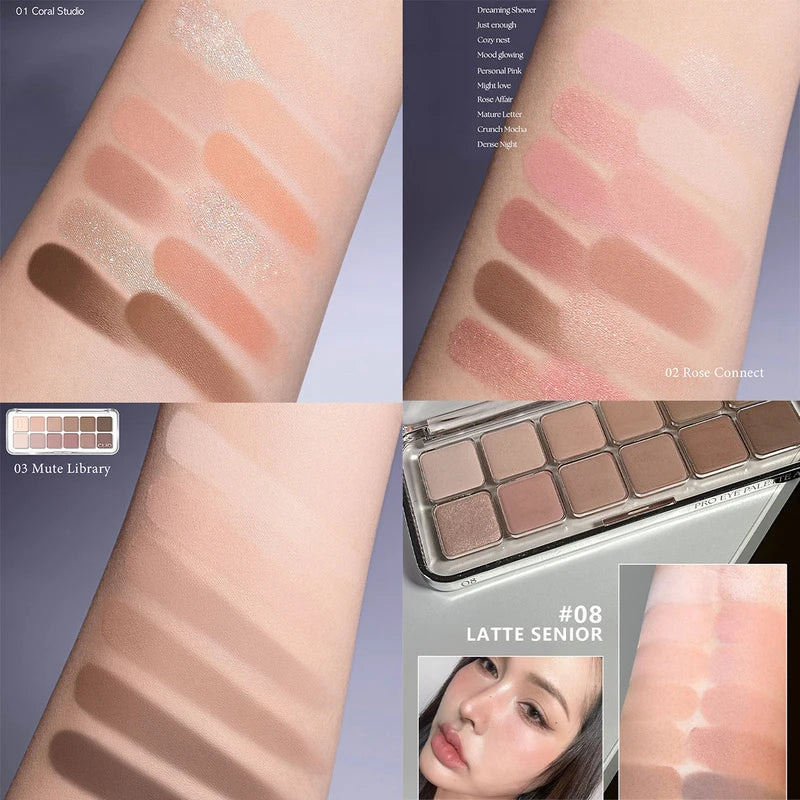 Pro Eye Palette Air Collection - Matte & Shimmer Eyeshadow Set in Multiple Colors