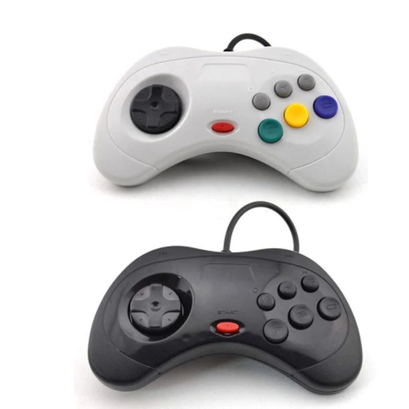 Wired Game Controller for Sega Saturn System - USB Classic Gamepad