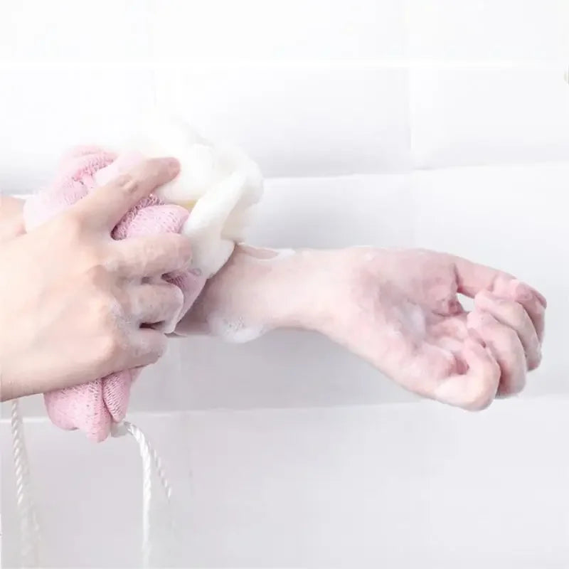 Soft Shower Mesh Foam Body Scrubber Exfoliating Back Brush Bath Sponge